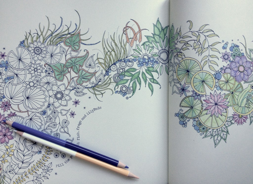 Grown up coloring book