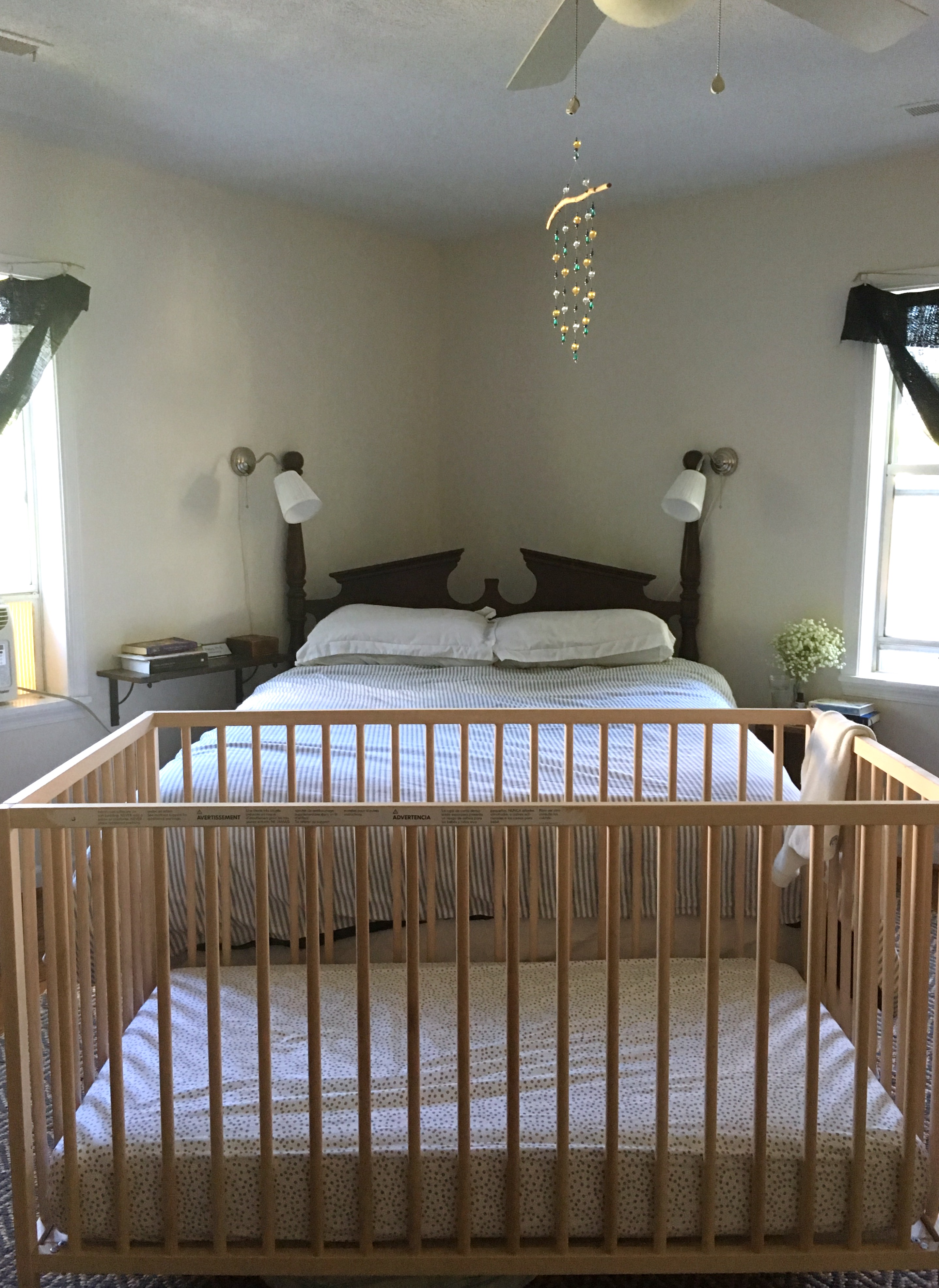 KatharineSchellman.com - tiny apartment sharing a bedroom with a baby