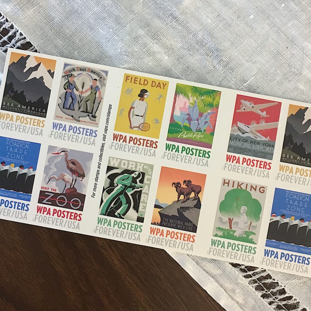 WPA stamps - KatharineSchellman.com - little things, lately