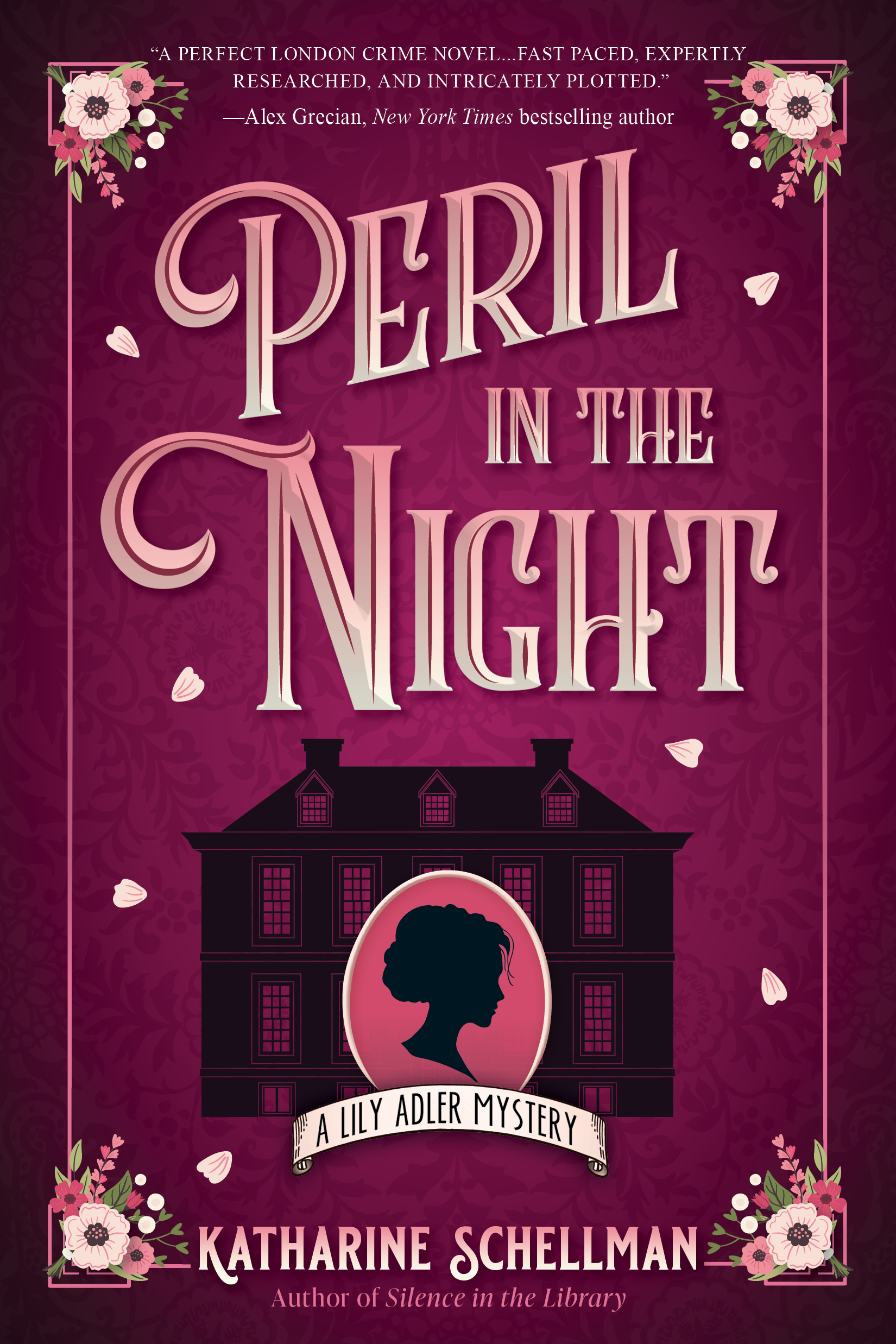 cover of Peril in the Night (Lily Adler Myster #6) by Katharine Schellman